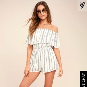 Lulus Off The Shoulder Romper